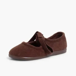 Menina Pisamonas Sapatos Tipo Camurca Nortenas Com Laco