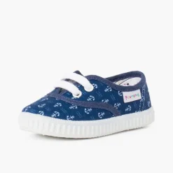 Menino Pisamonas Ténis Lona Estampada Criancas
