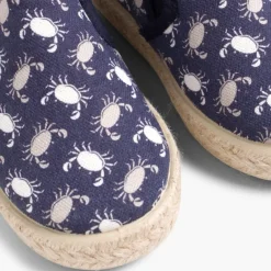 Menino Pisamonas Ténis Lona Estampada Elasticos Sola Alpargata